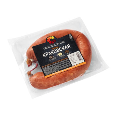 Колбаса "Краковская" полукопченая
